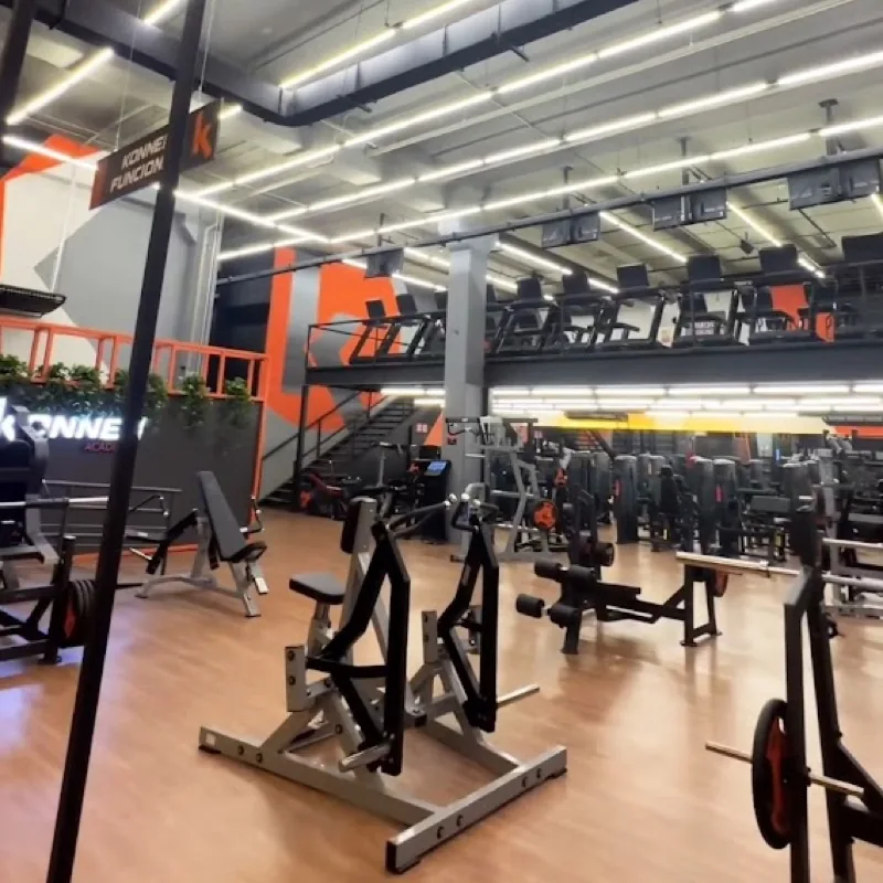 Salão de musculação da Konnen Park Sul
