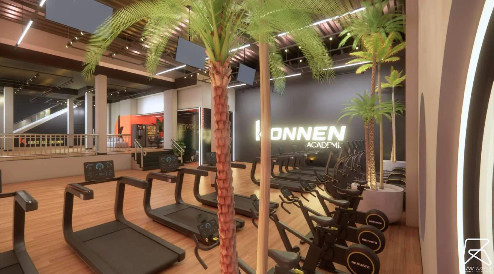 Projeto da área de cardio da Konnen Resende